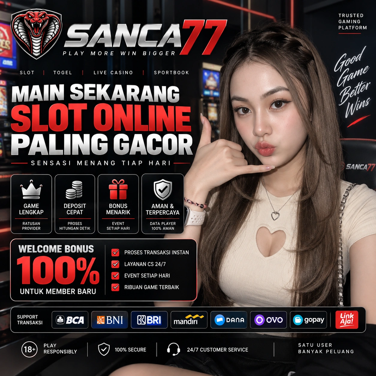 SANCA77: Dimensi Baru Taruhan Online dengan Performa Server Maksimal